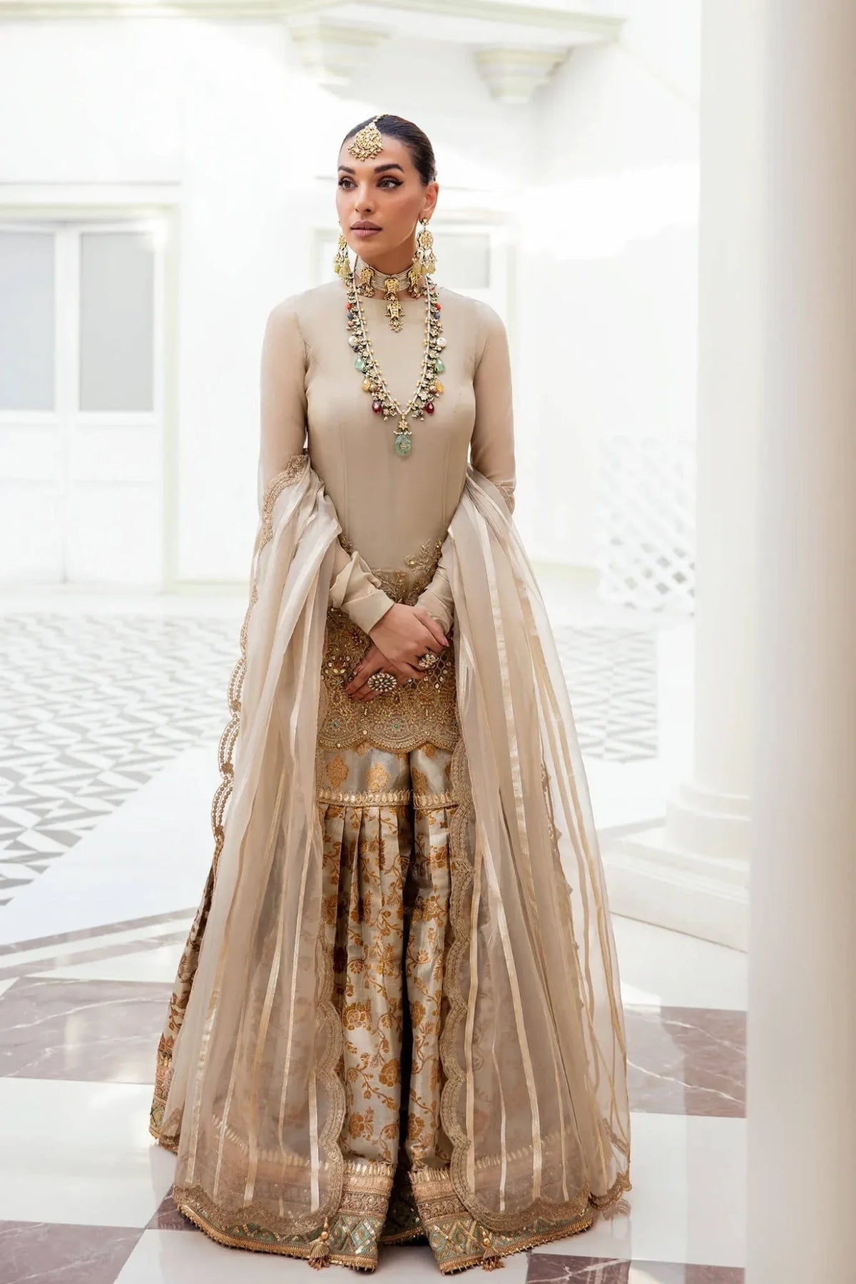 Musferah Saad | Symphony Wedding Formals | Majestic Opulence - Riwayat e Khas