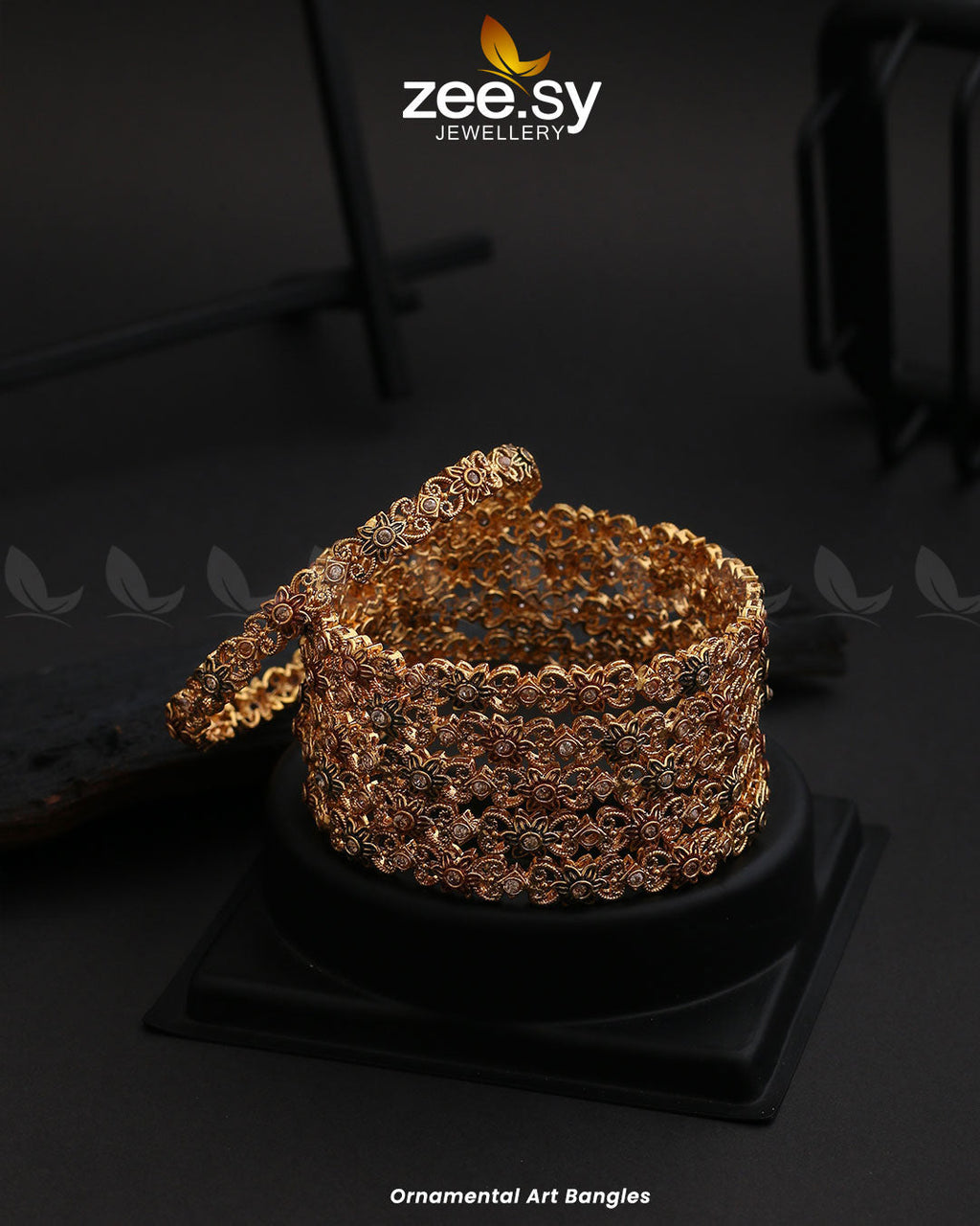 Ornamental Art Bangles - Libasekhas