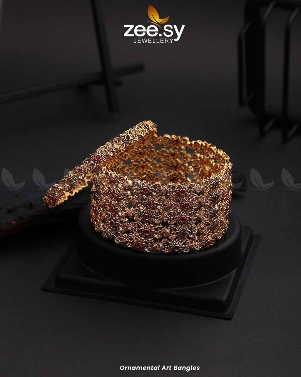 Ornamental Art Bangles - Libasekhas