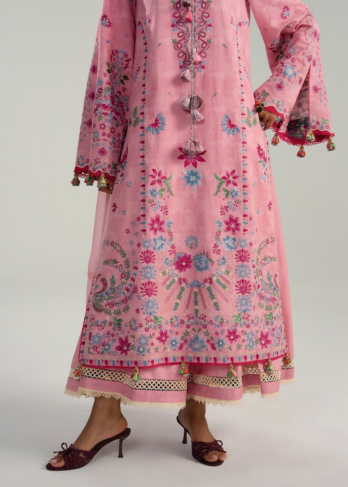 Hussain Rehar | Zan SS26 | Pembe