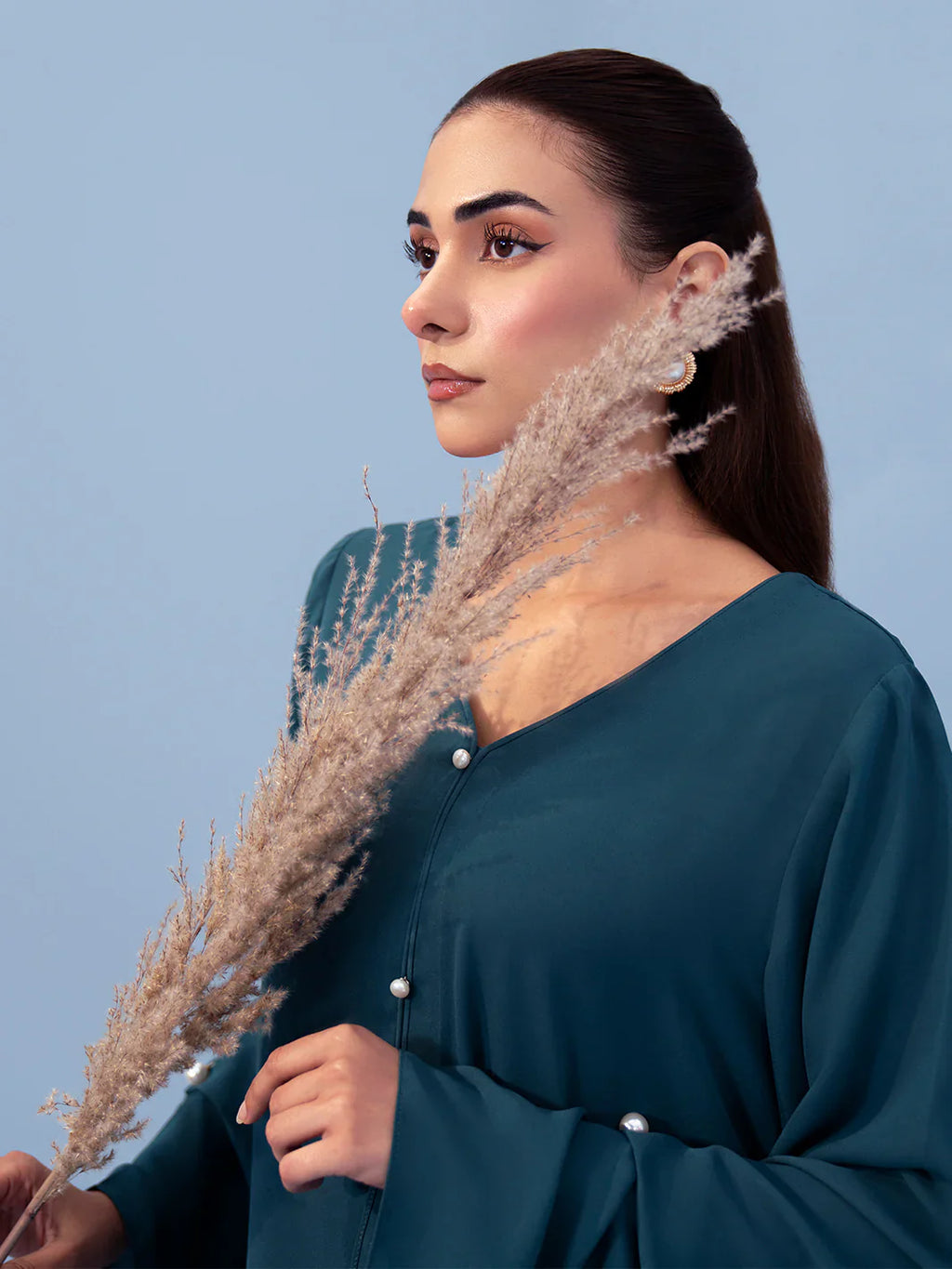 Hemstitch | Georgette Affair | Persian Blue