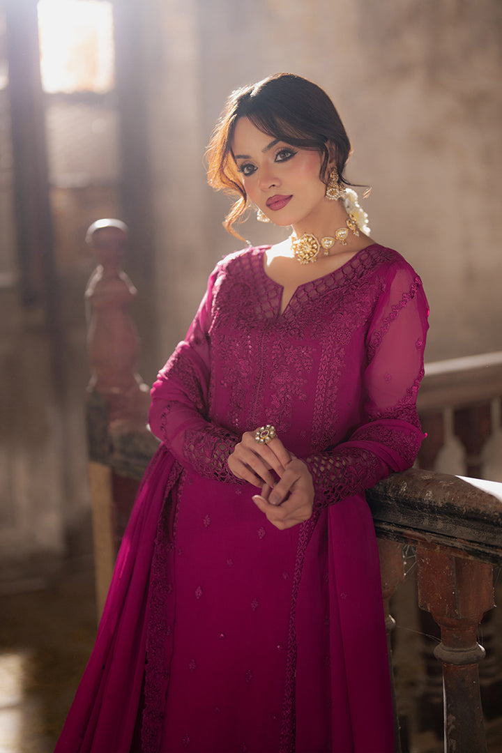 Azure | Ensembles Embroidered Formals | Plum Reverie - Riwayat-e-Khas