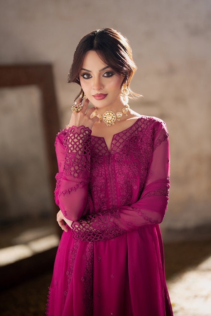 Azure | Ensembles Embroidered Formals | Plum Reverie - Riwayat-e-Khas