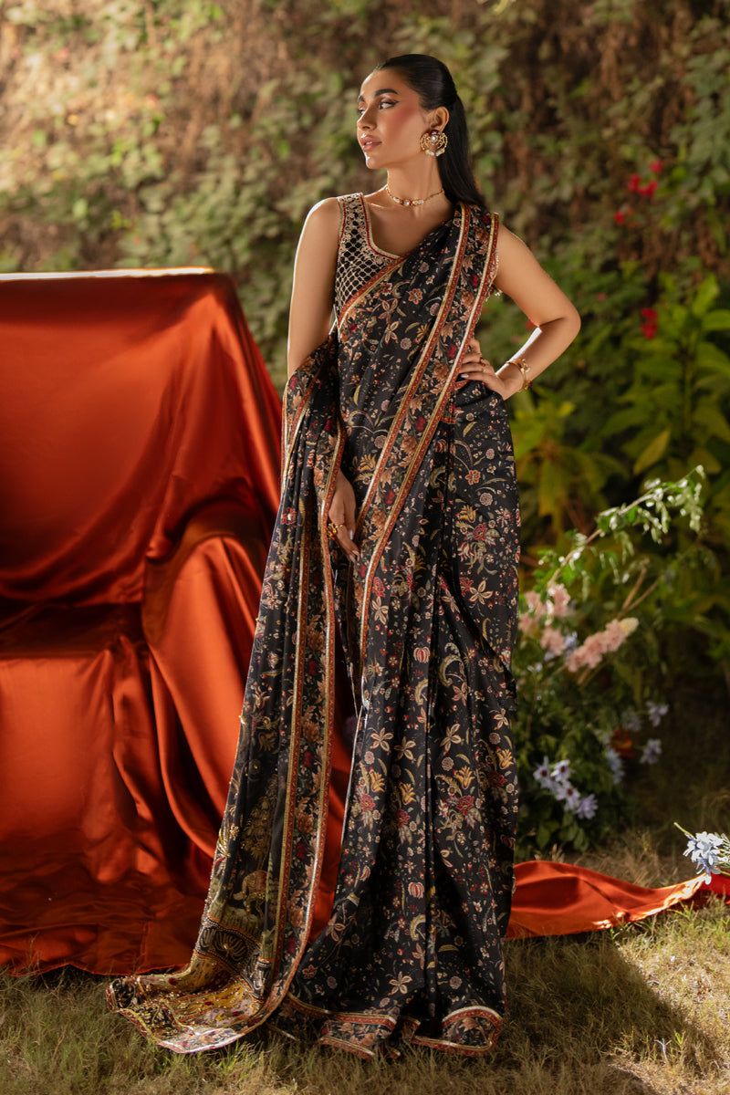 Qalamkar | Luxe Silk |   UA-04 AVA - House Of Anaya
