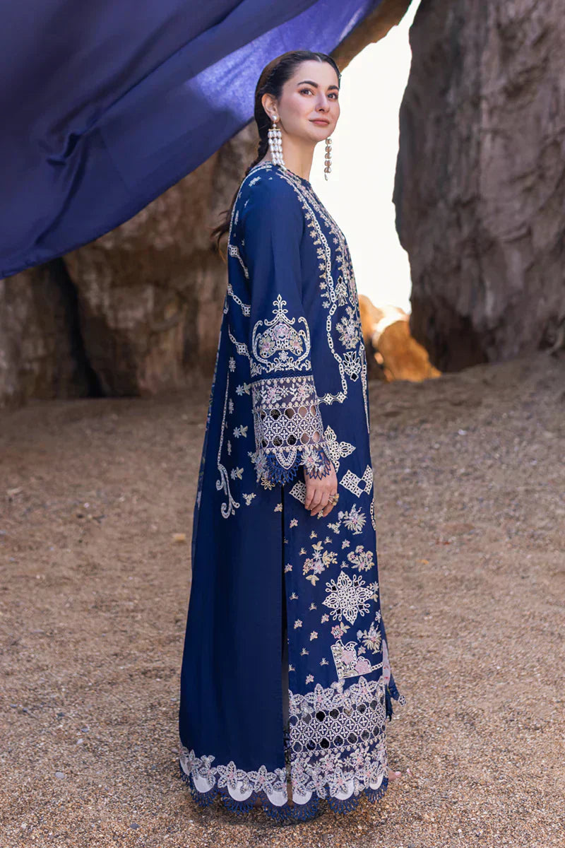 Qalamkar | Sahil Kinare Luxury Lawn | FP-06 MIRAY - House Of Anaya