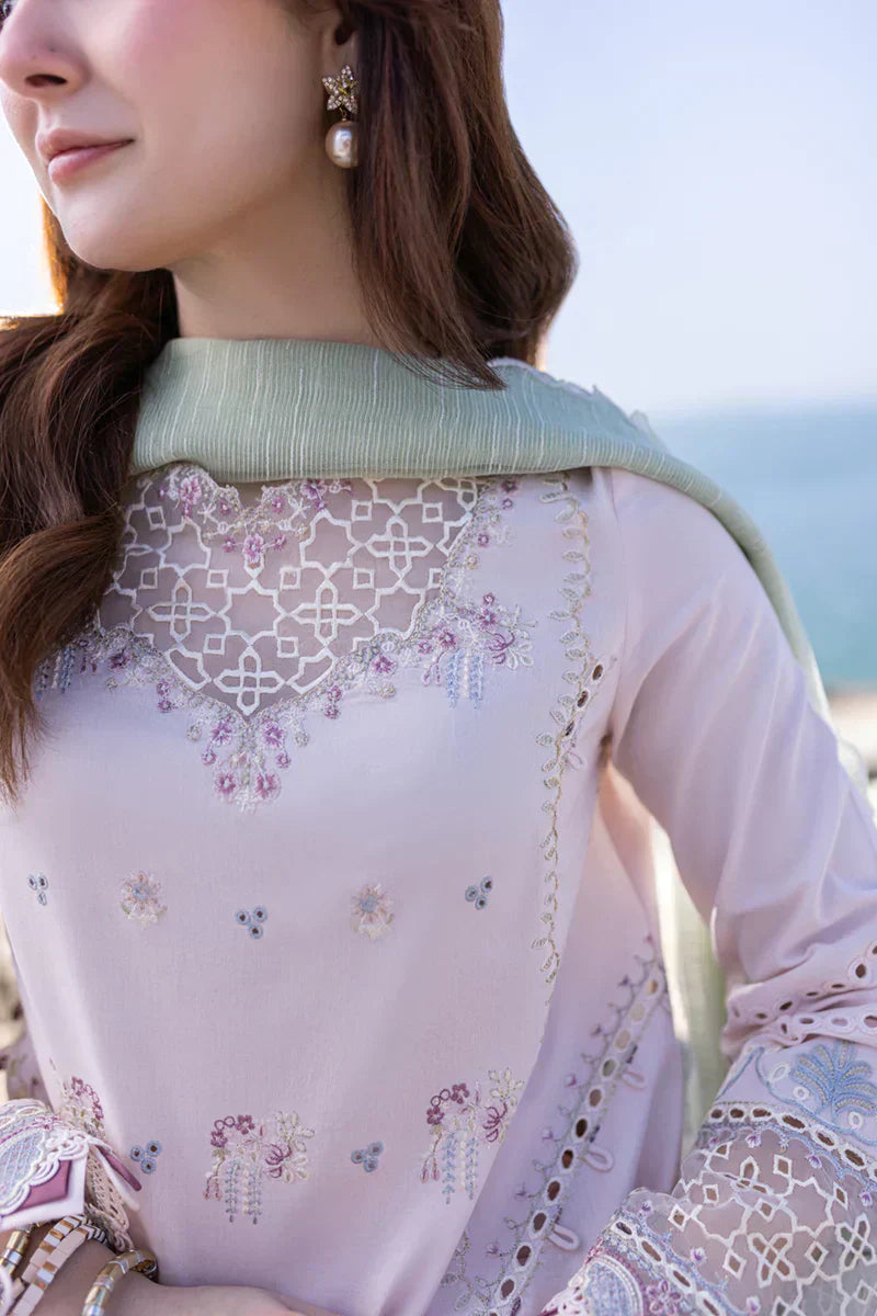 Qalamkar | Sahil Kinare Luxury Lawn | FP-08 NIA - House Of Anaya