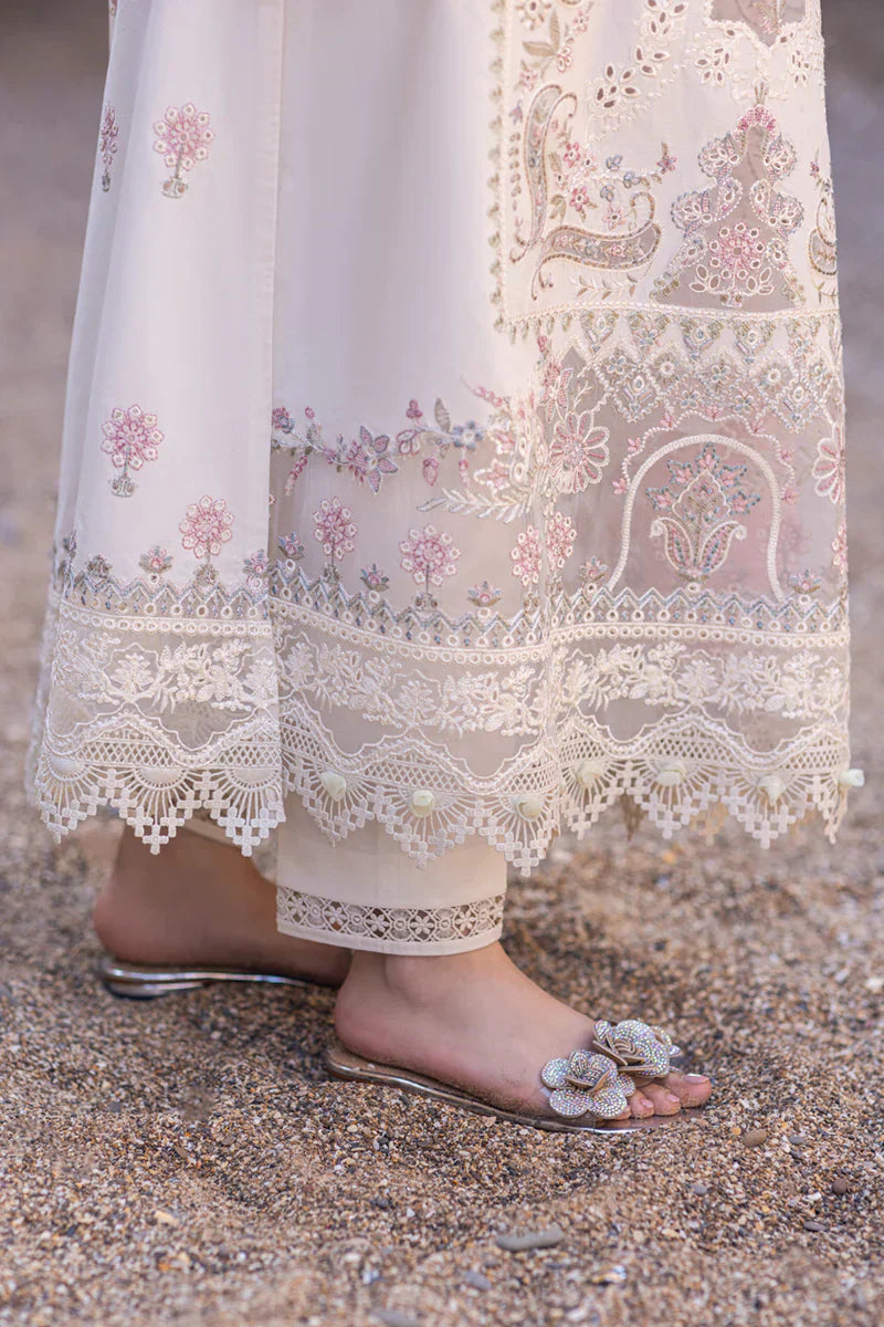 Qalamkar | Sahil Kinare Luxury Lawn | FP-13 MELEK - House Of Anaya