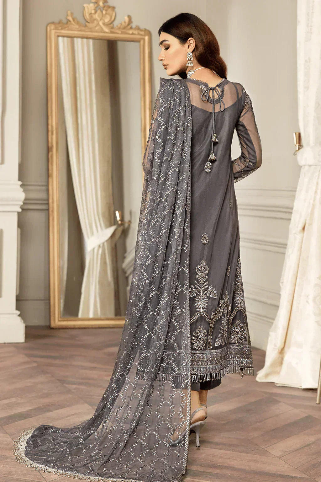 Zarif | Mehroz Formals | Storm Black - House Of Anaya