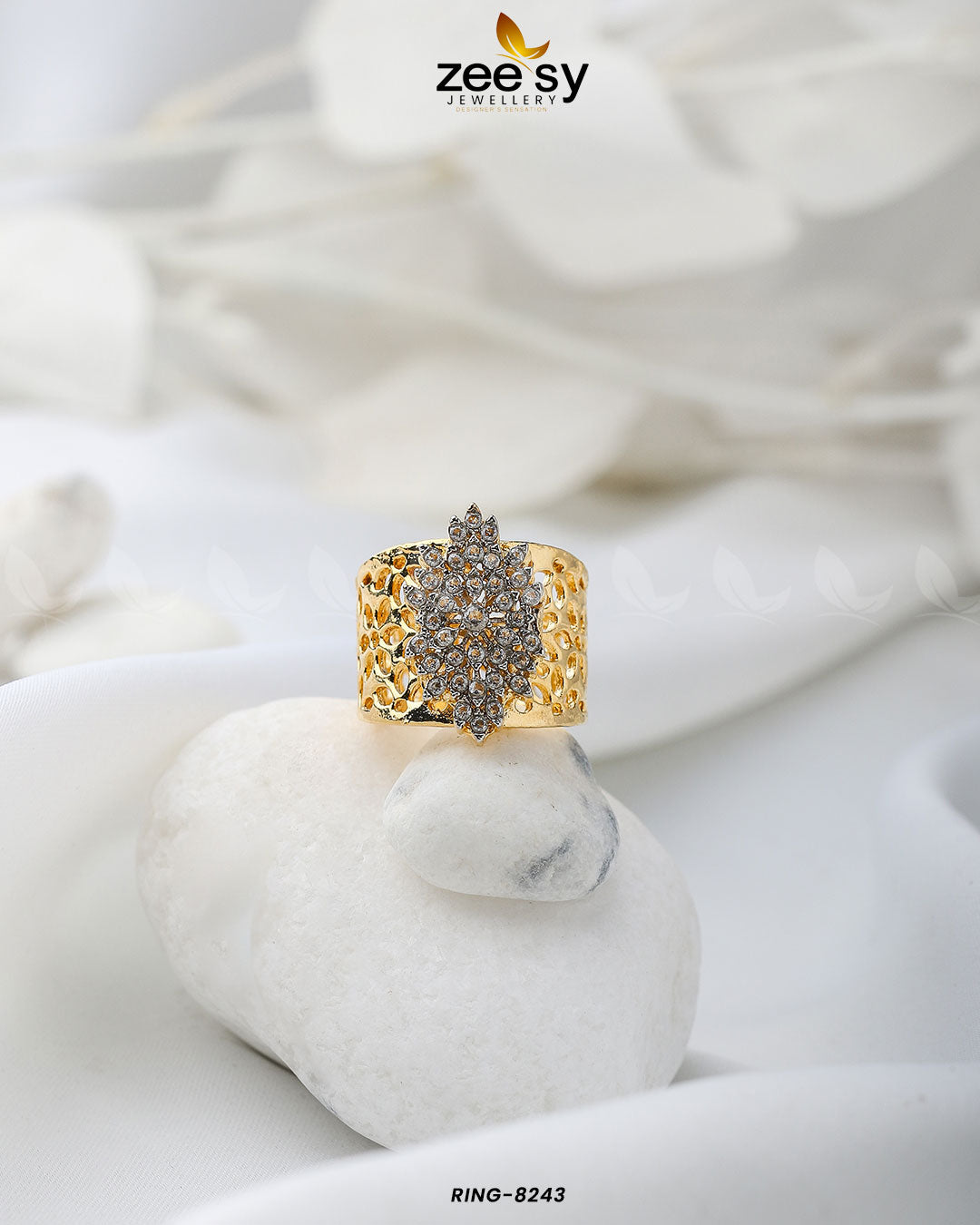 Floral Ring-8243 - Libasekhas