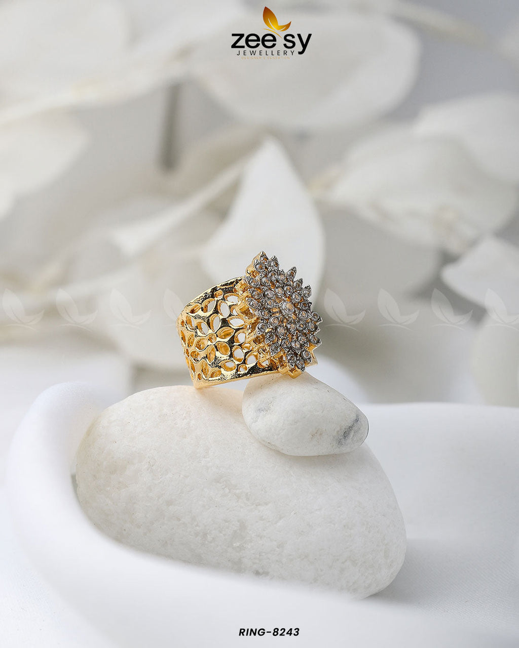 Floral Ring-8243 - Libasekhas