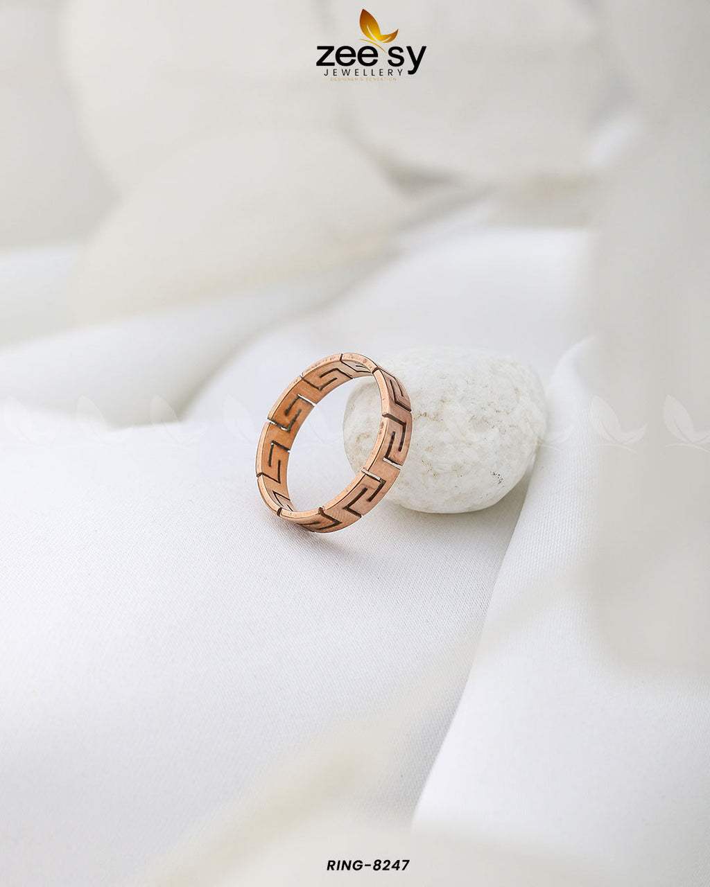 Maze Pattern Ring-8247 - Libasekhas