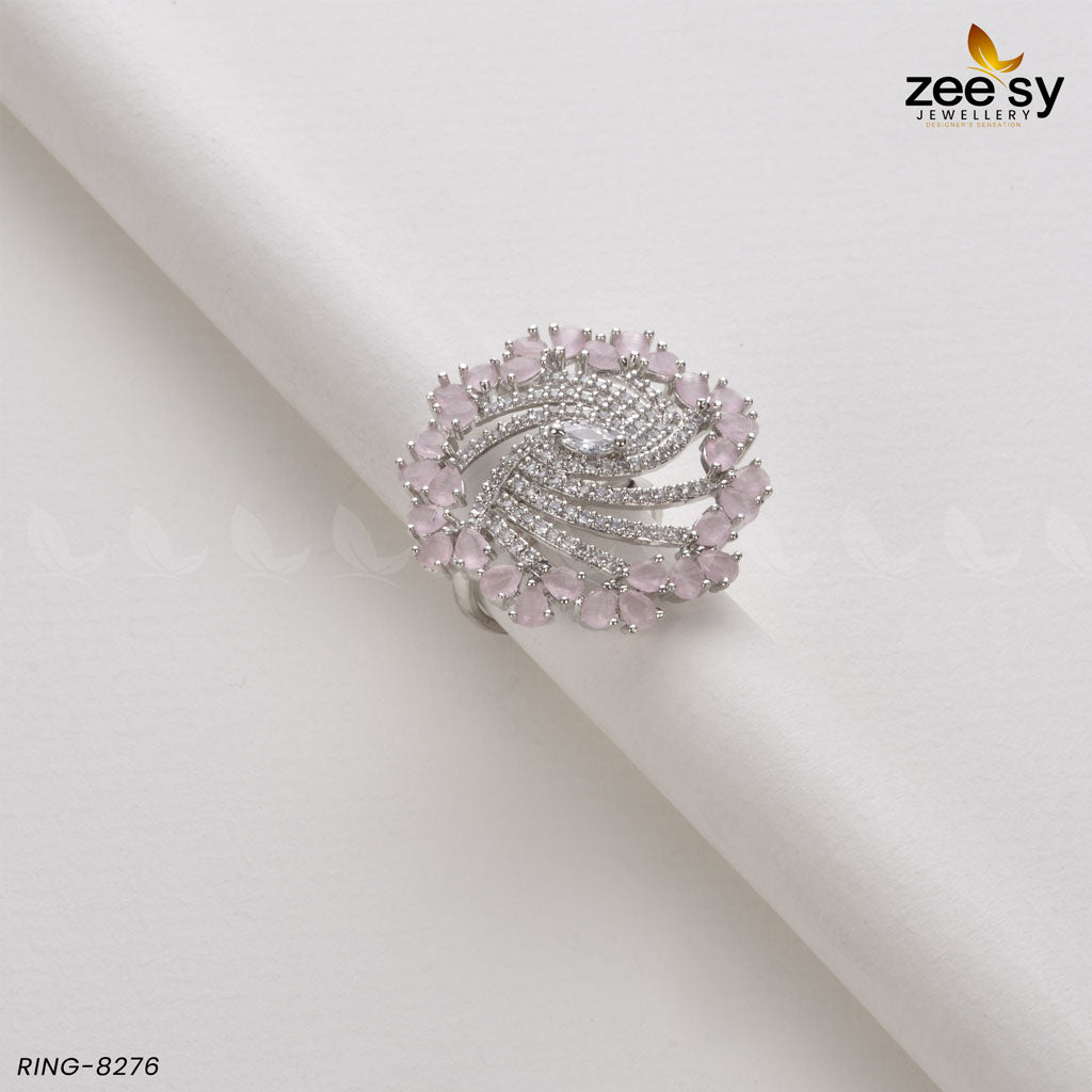 Rhinestone Ring-8276 - Libasekhas
