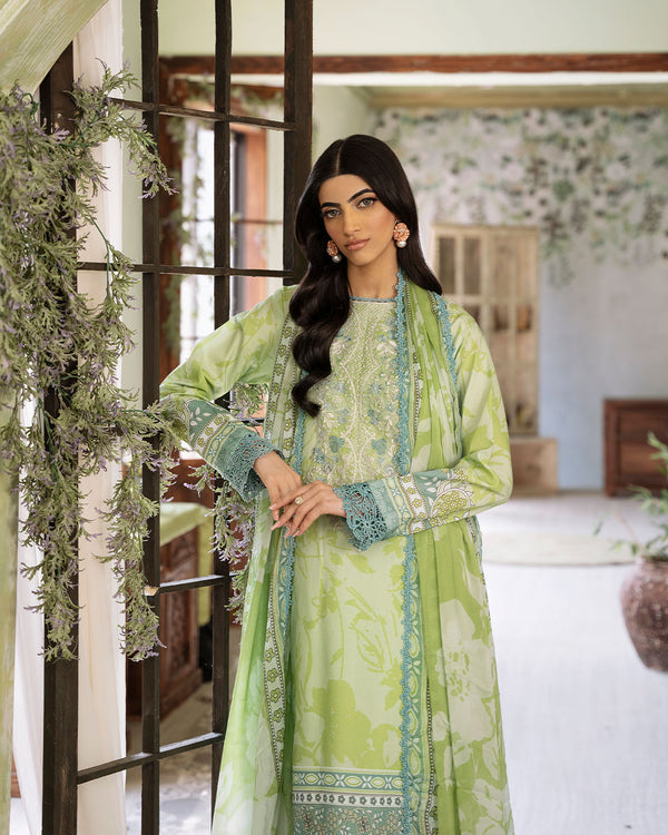 Roheenaz | Flora Printed Lawn | Euphoria - Riwayat-e-Khas