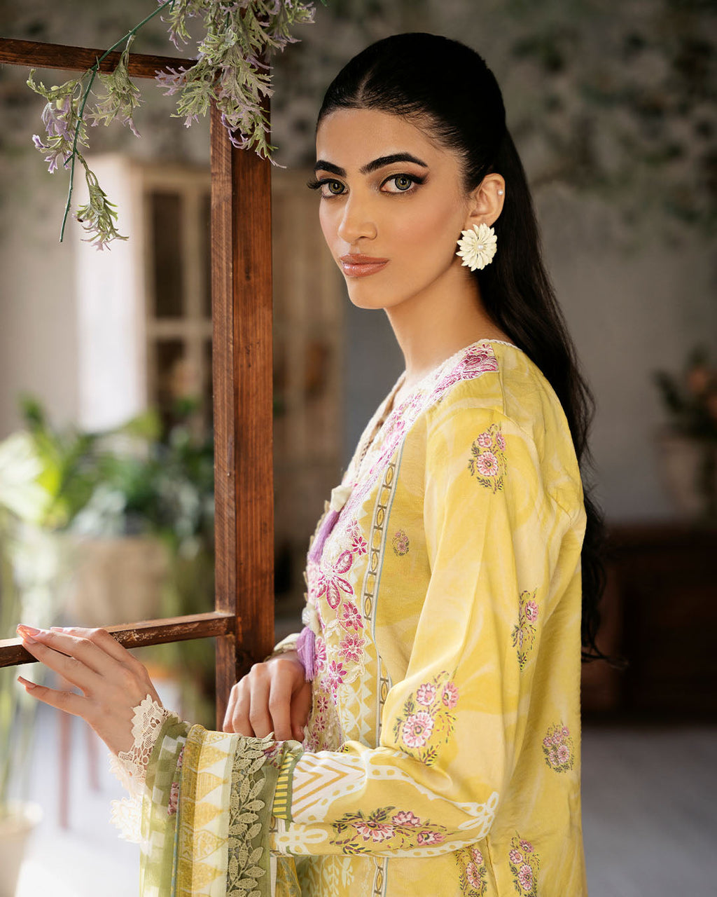 Roheenaz | Flora Printed Lawn | Mystique - Riwayat-e-Khas