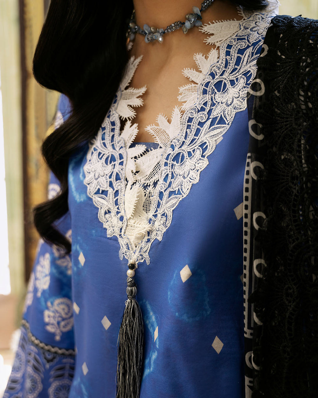 Roheenaz | Flora Printed Lawn | Ember - Riwayat-e-Khas