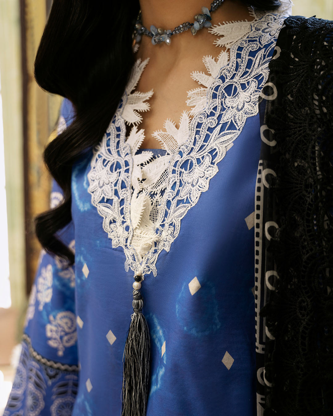 Roheenaz | Flora Printed Lawn | Ember - Riwayat-e-Khas
