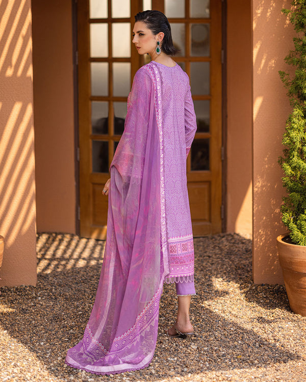 Roheenaz | Azalea Printed Lawn 24 | Azure Dream - Riwayat-e-Khas