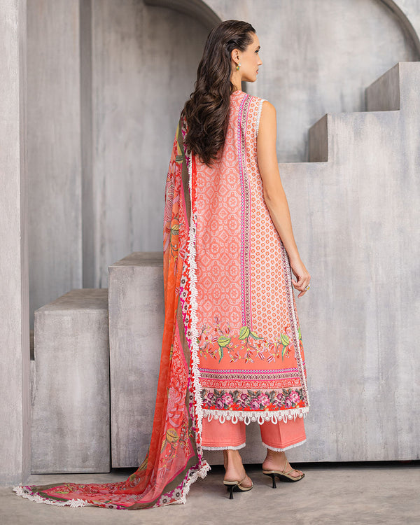 Roheenaz | Azalea Printed Lawn 24 | Radiant Rose - Riwayat-e-Khas