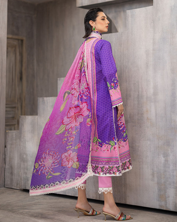 Roheenaz | Azalea Printed Lawn 24 | Luxe Bloom - Riwayat-e-Khas