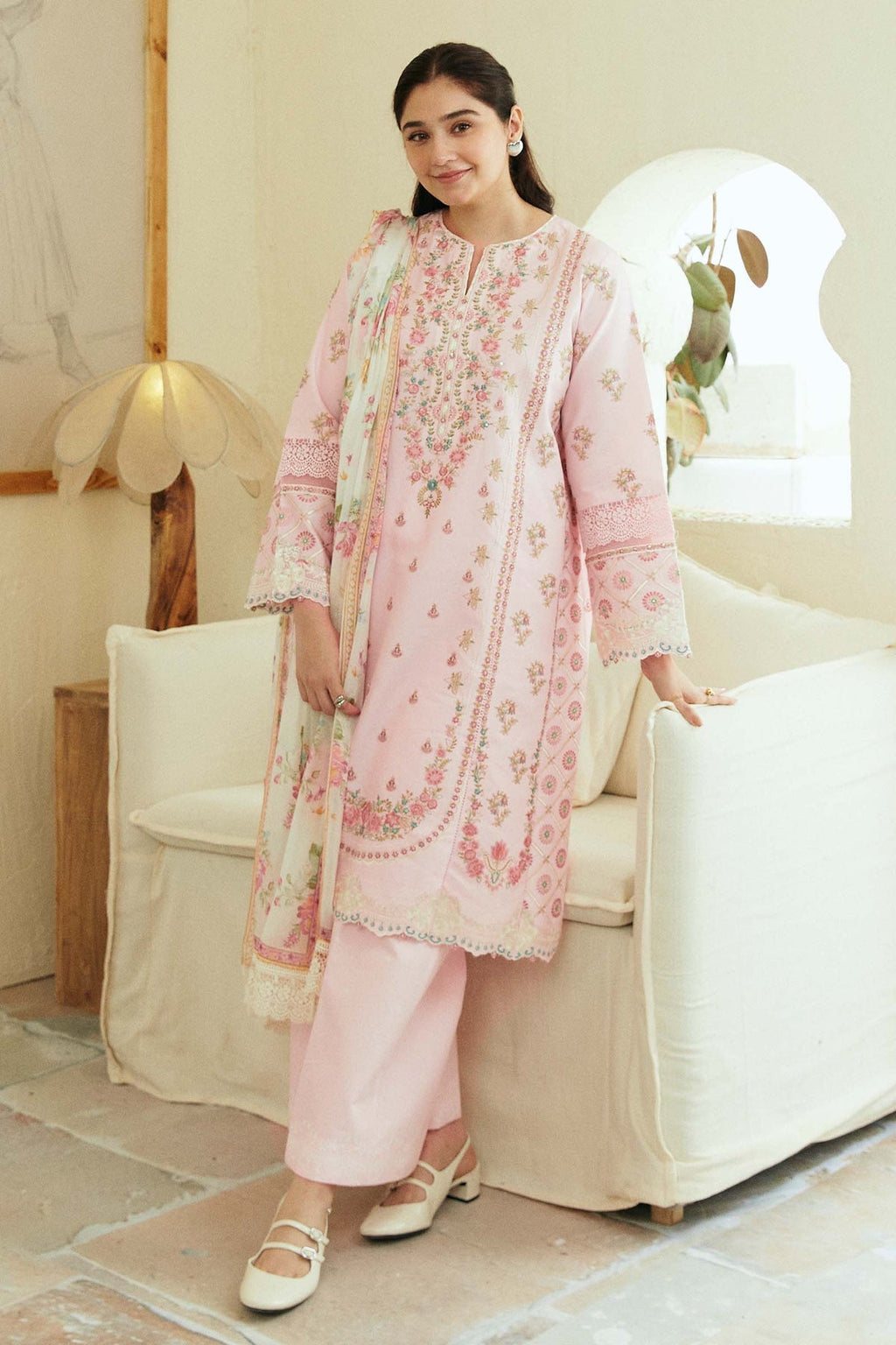 Zara Shahjahan | Coco Lawn Eid Edit 24 | ROOHI-D8 - Riwayat-e-Khas