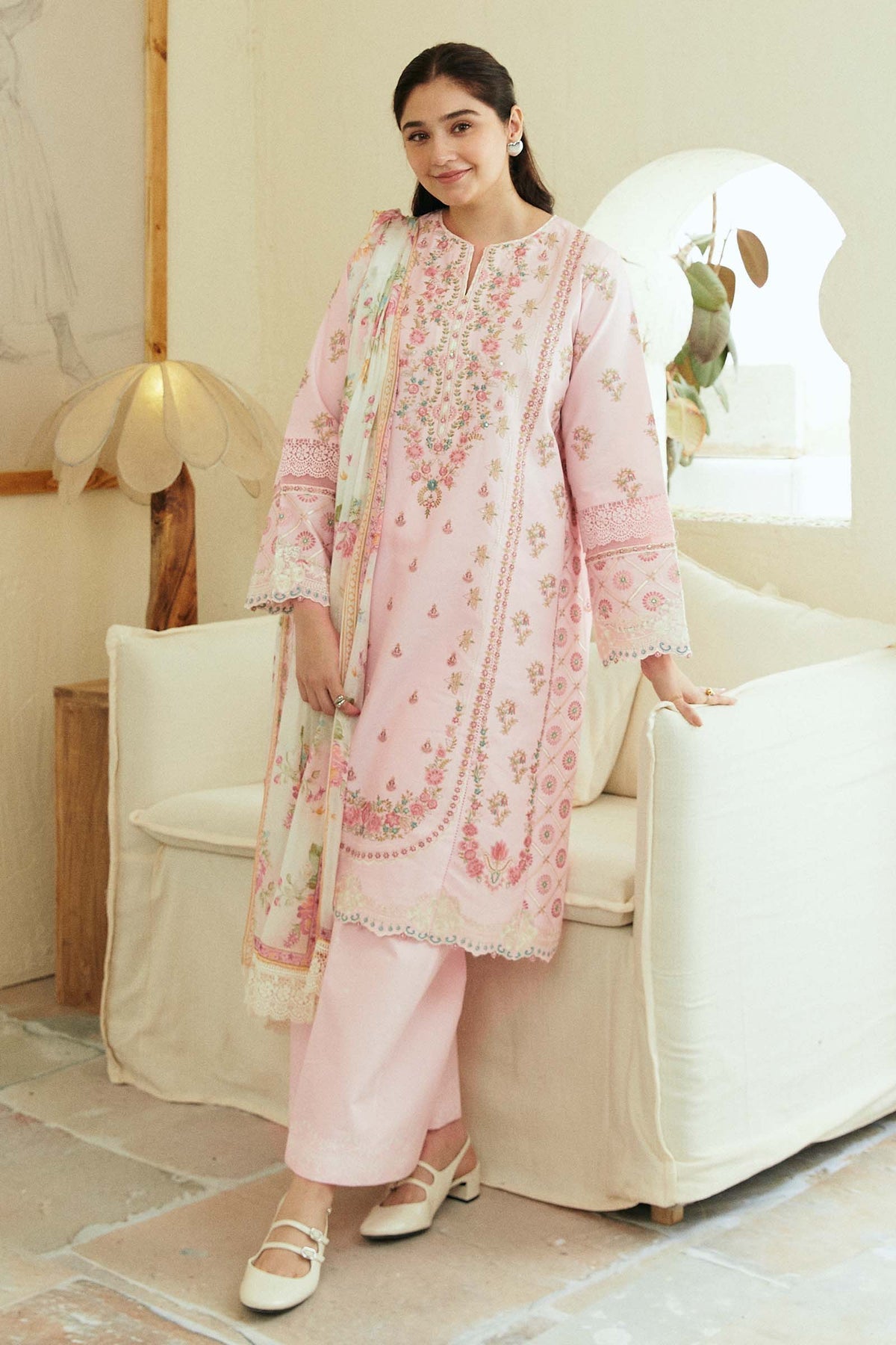 Zara Shahjahan | Coco Lawn Eid Edit 24 | ROOHI-D8 - Riwayat-e-Khas