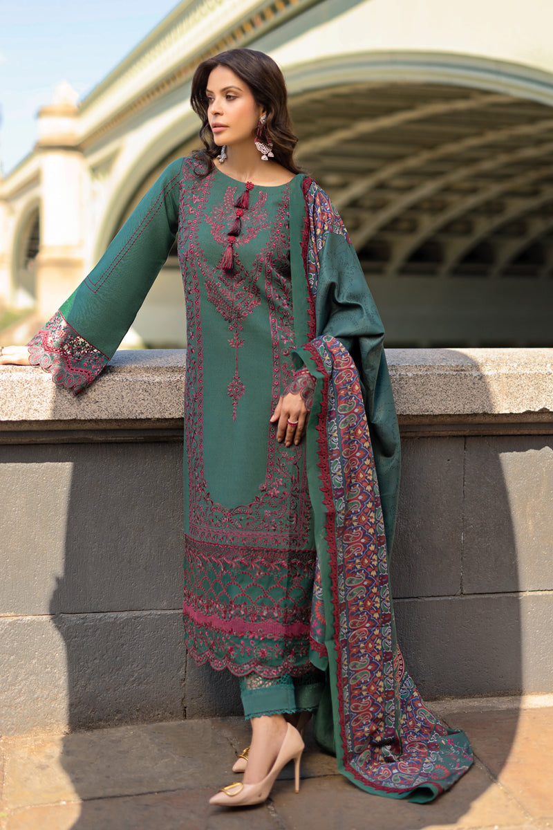 Rangrasiya | Carnation Winter Shawl | Isla