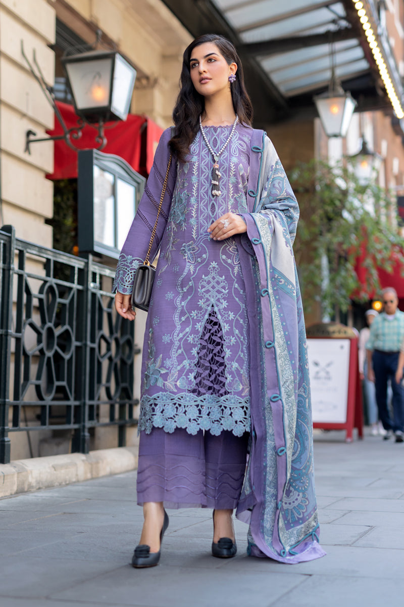 Rangrasiya | Carnation Winter Shawl | Lavender