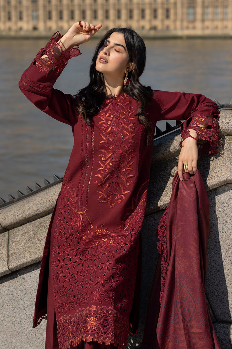Rangrasiya | Carnation Winter Shawl | Audrey