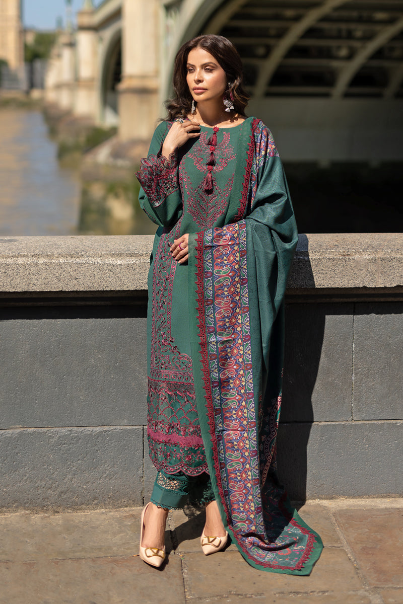Rangrasiya | Carnation Winter Shawl | Isla