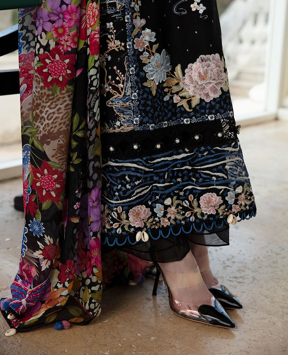 Republic Womenswear | Ilana Eid Luxury Lawn | M????????????????line - House Of Anaya