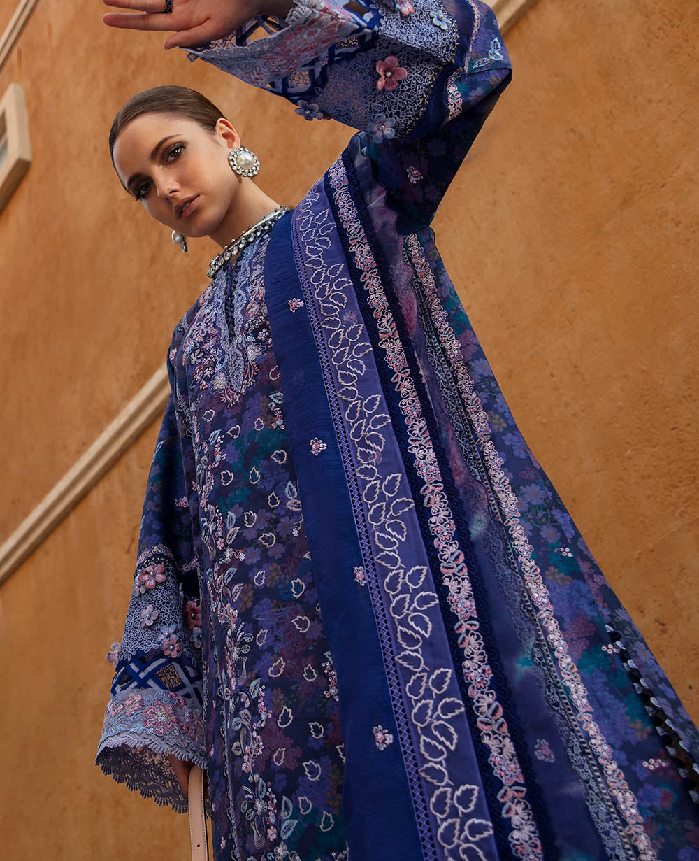 Republic Womenswear | Ilana Eid Luxury Lawn | Lawn Lune - House Of Anaya