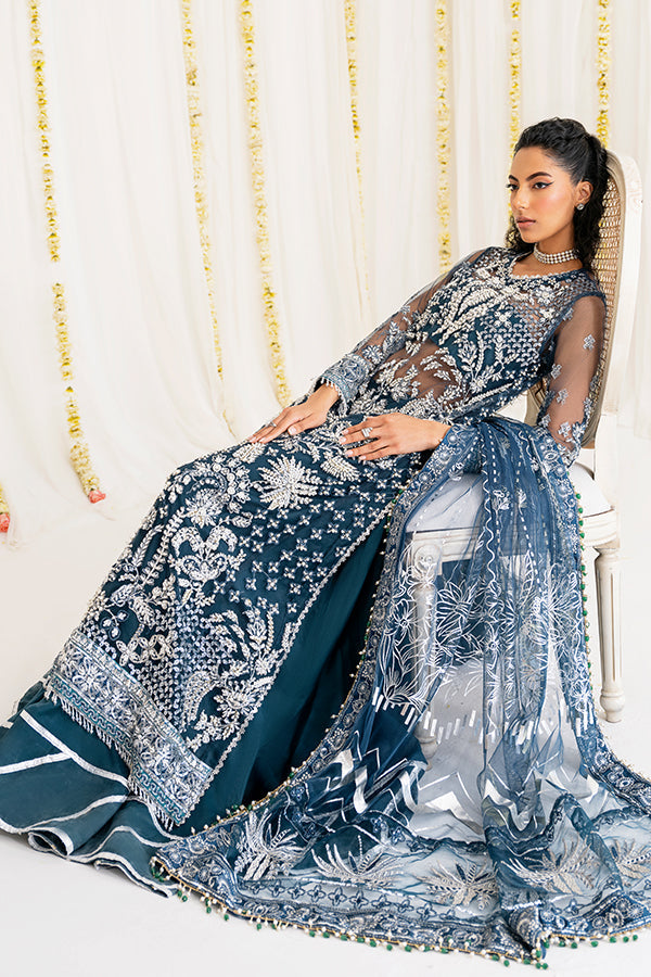 Saffron | Reveur Luxury Festive | SF-03 Celeste - House Of Anaya