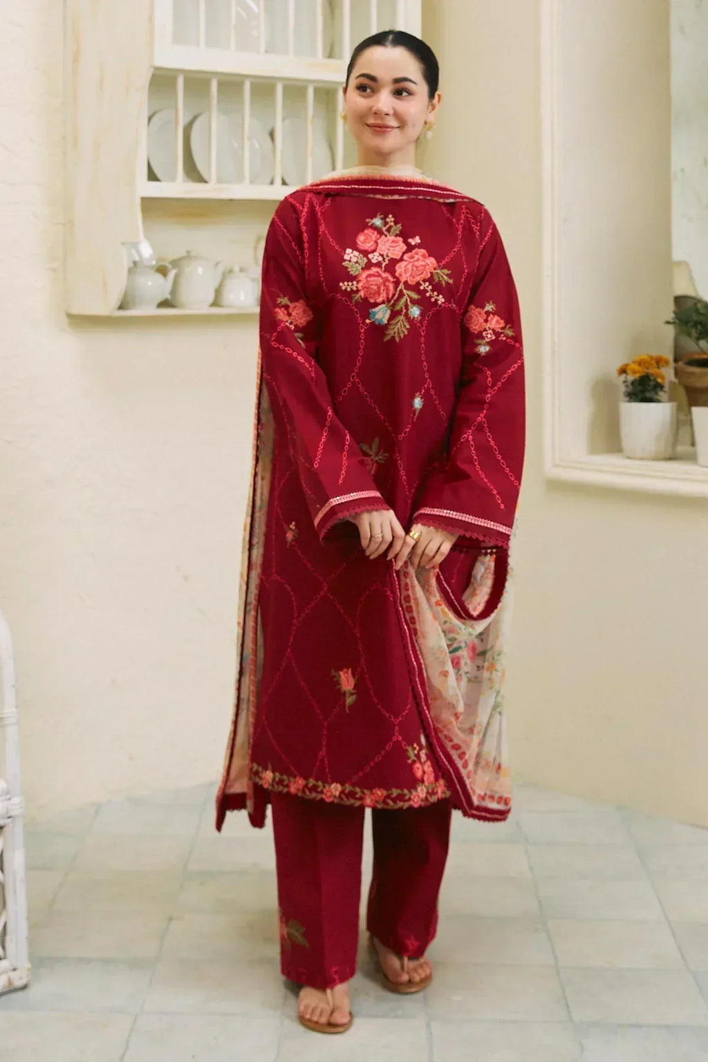 Zara Shahjahan | Coco Lawn 24 | RUHI-10B - House Of Anaya