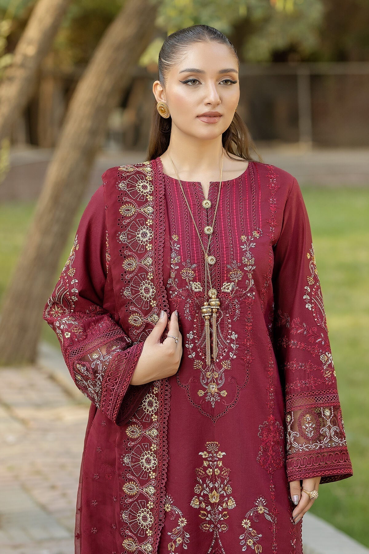 Imrozia Premium | Subah e Roshan | S.L 74 Firdous - House Of Anaya