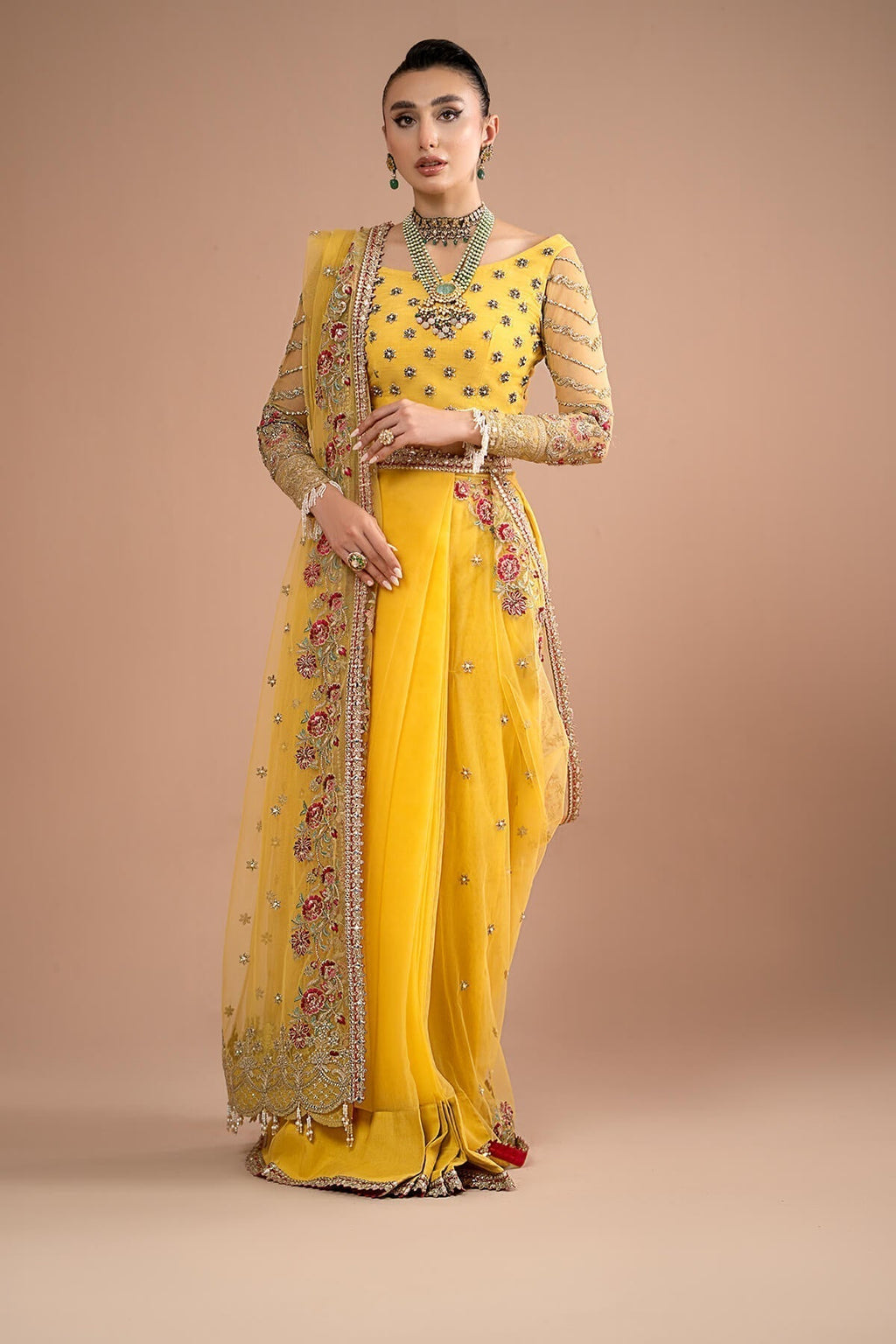 Imrozia Premium | Lumiere Luxury Sarees | 02 Lustrous Gold - House Of Anaya