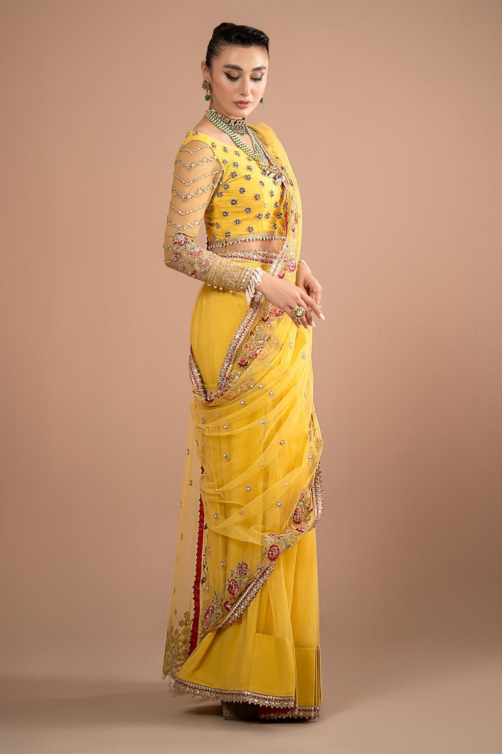 Imrozia Premium | Lumiere Luxury Sarees | 02 Lustrous Gold - House Of Anaya