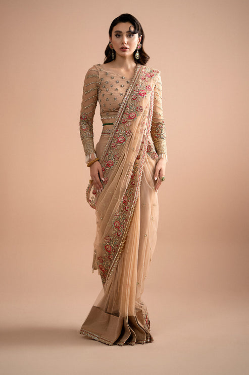 Imrozia Premium | Lumiere Luxury Sarees | 05 Celeste - House Of Anaya