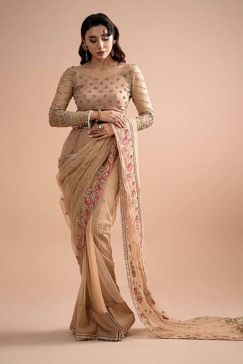 Imrozia Premium | Lumiere Luxury Sarees | 05 Celeste - House Of Anaya