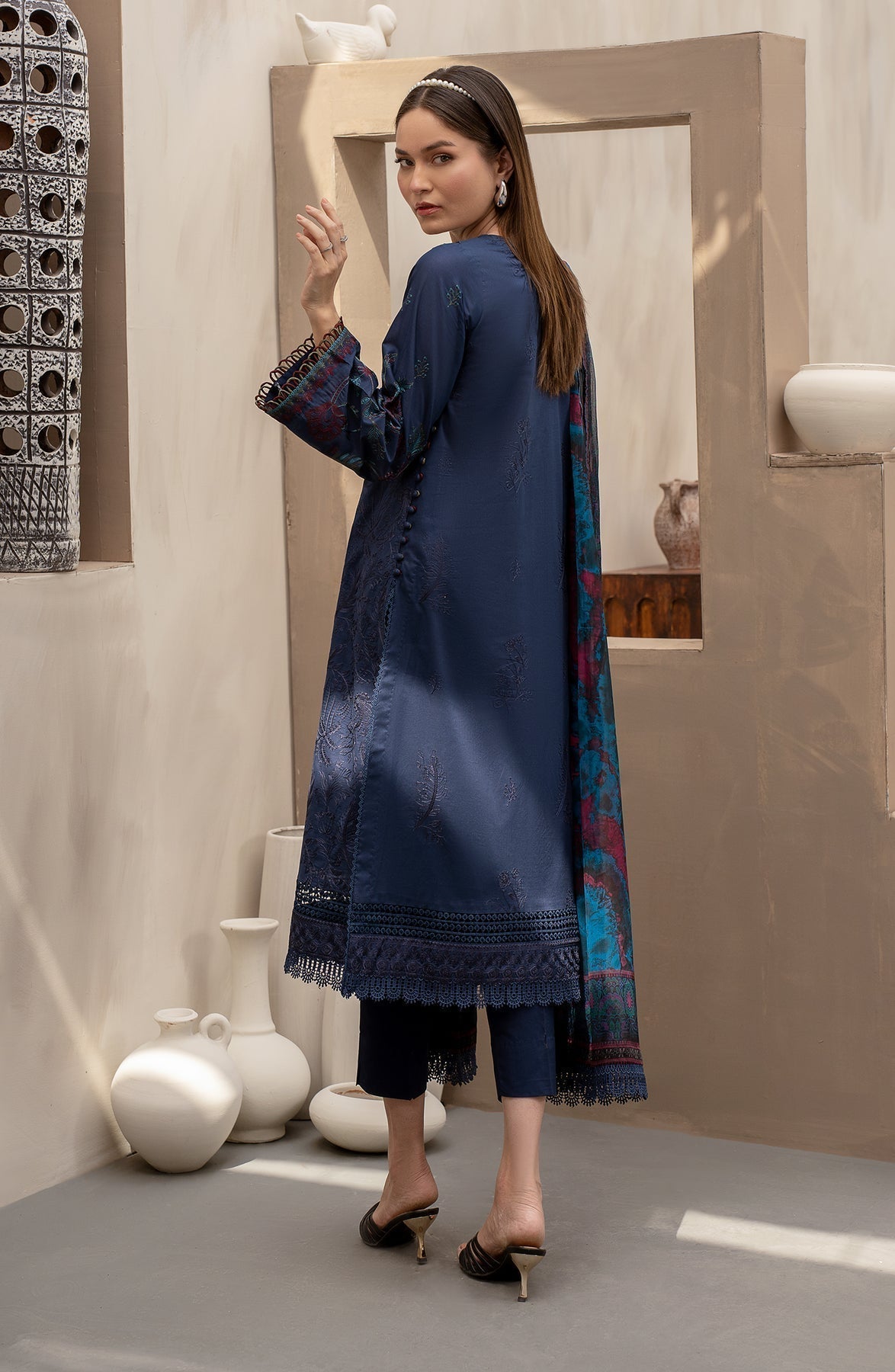 Zarif | Festive Lawn | ZFL 08 SEEMAL - House Of Anaya
