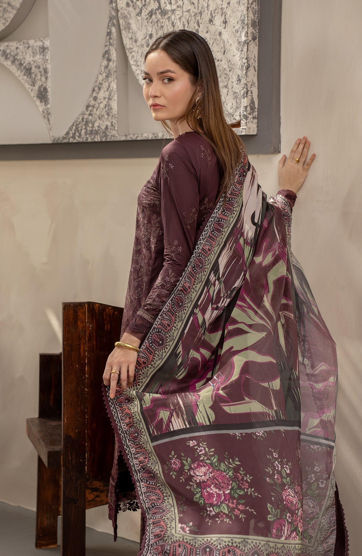 Zarif | Festive Lawn | ZFL 05 MIRAAL - House Of Anaya