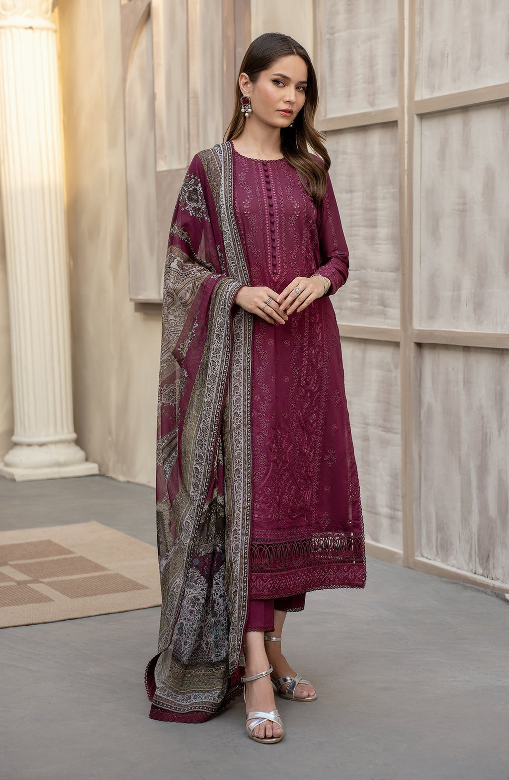 Zarif | Festive Lawn | ZFL 01 RAHAA - House Of Anaya