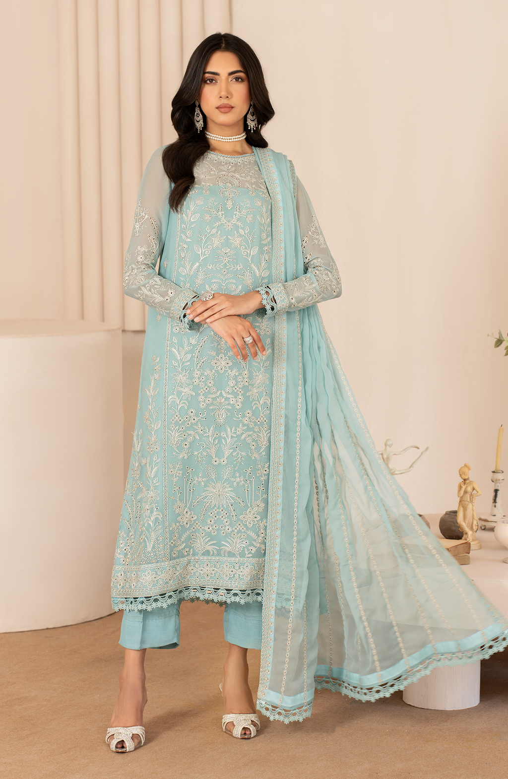 Zarif | Chiffon Edit | ZL 02 SAHIBA - House Of Anaya