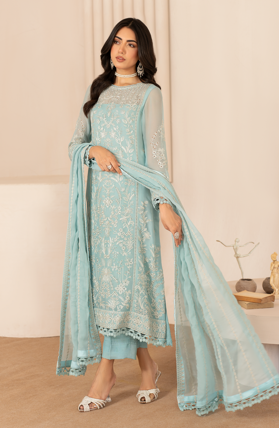 Zarif | Chiffon Edit | ZL 02 SAHIBA - House Of Anaya