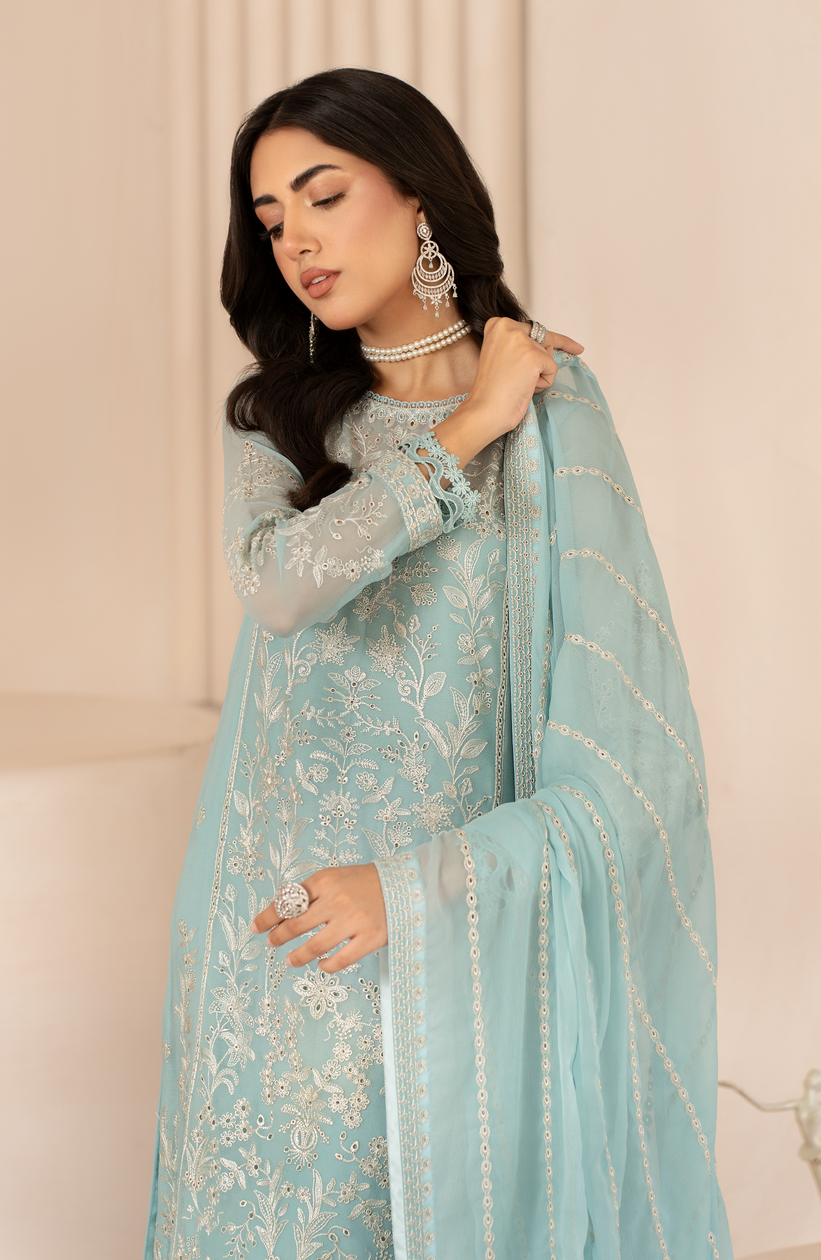 Zarif | Chiffon Edit | ZL 02 SAHIBA - House Of Anaya