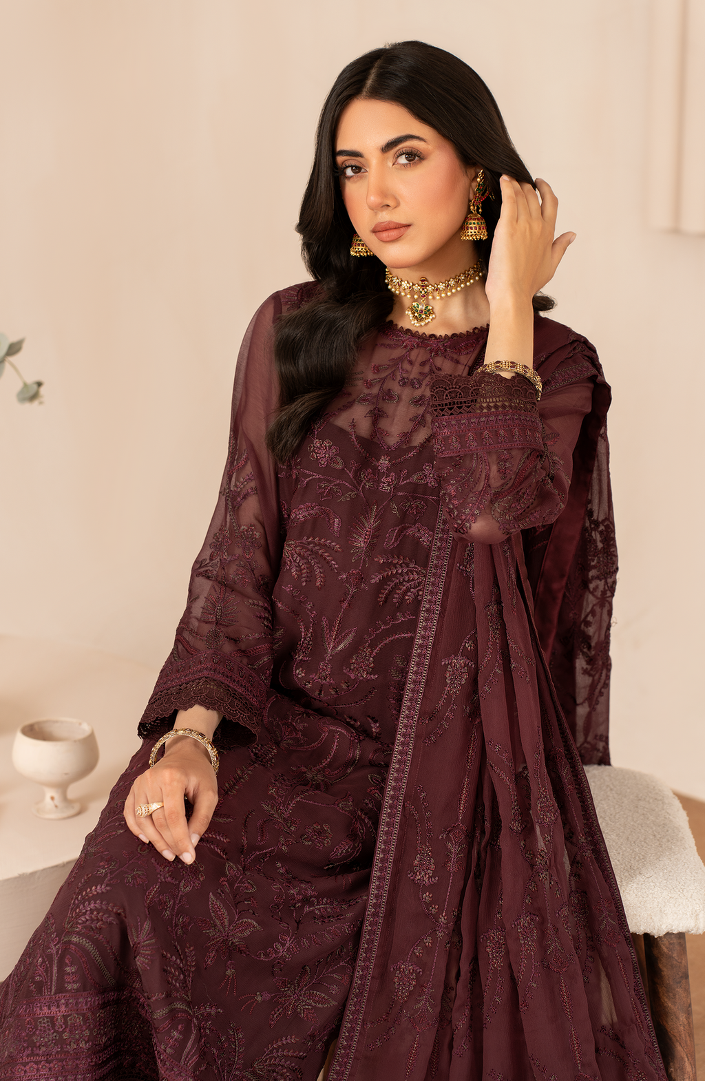 Zarif | Chiffon Edit | ZL 03 HALA - House Of Anaya