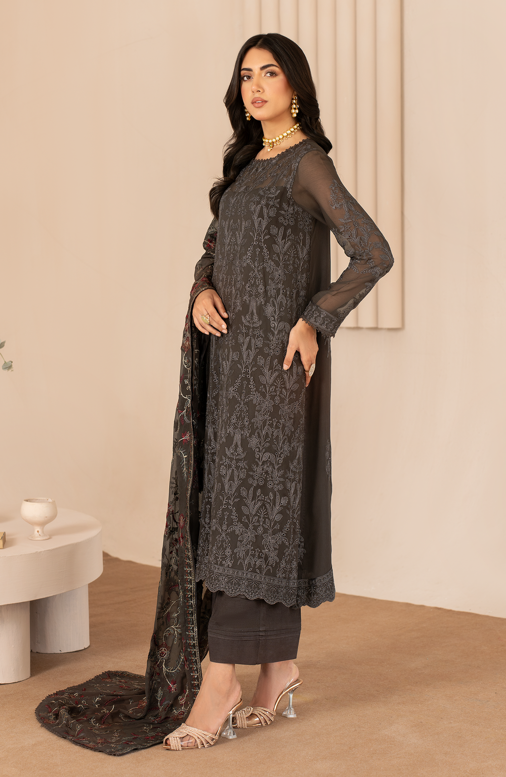 Zarif | Chiffon Edit | ZL 01 FAHIMA - House Of Anaya