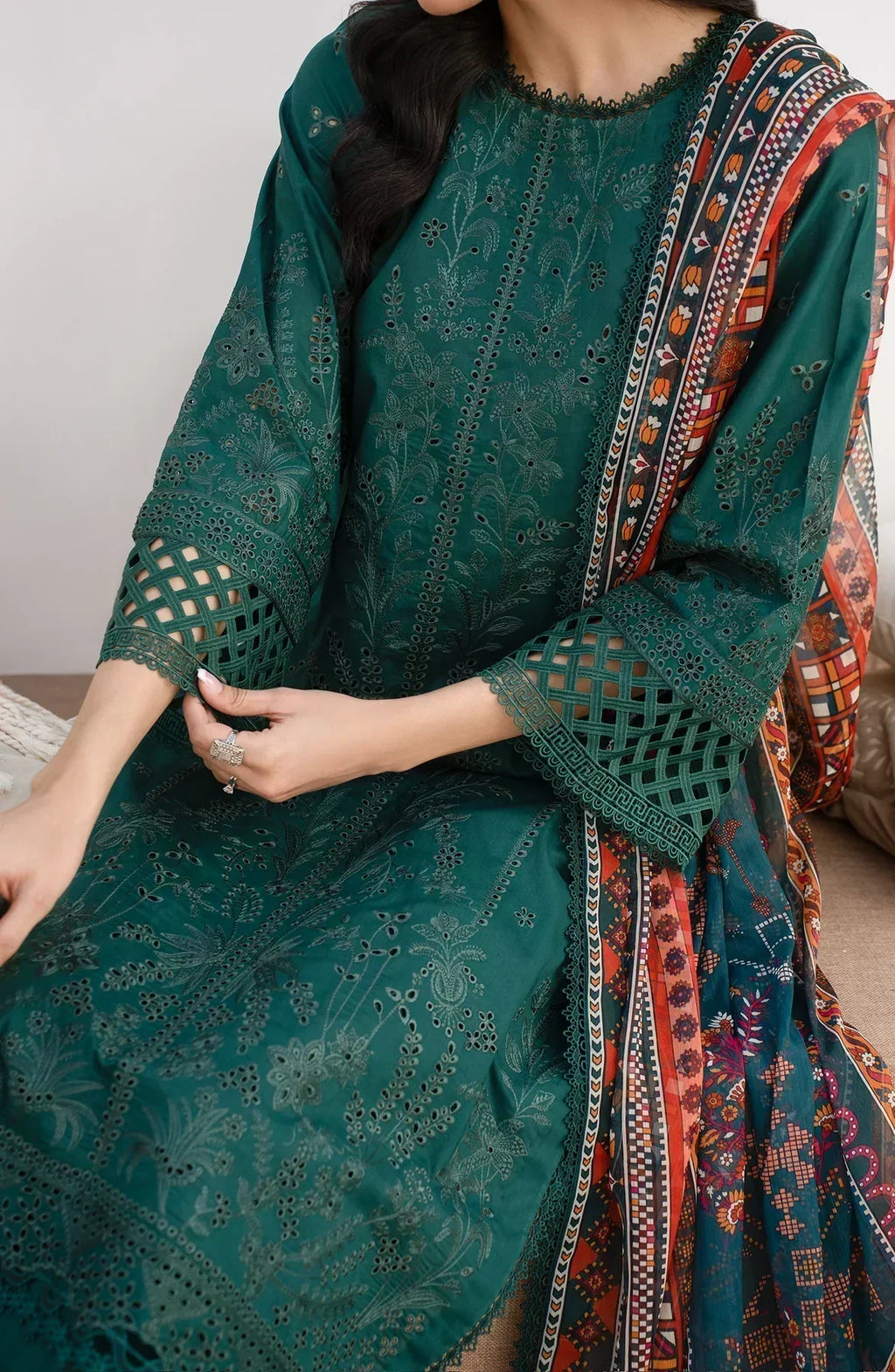 Zarif | Eid Lawn 24| ZL 01 MAPLE - House Of Anaya