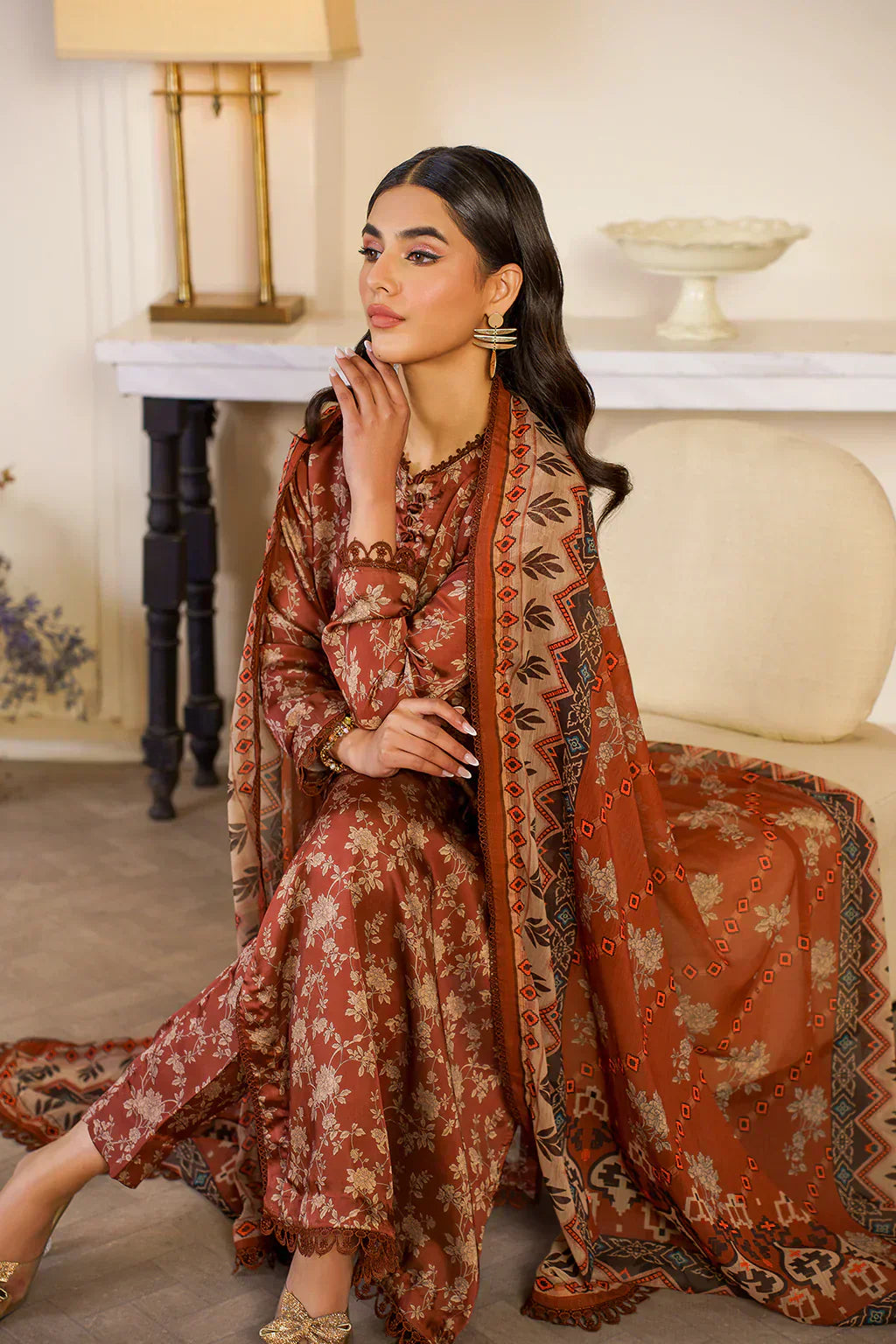 Zarif | Prints 24 | ZSP 06 BRONZE - House Of Anaya