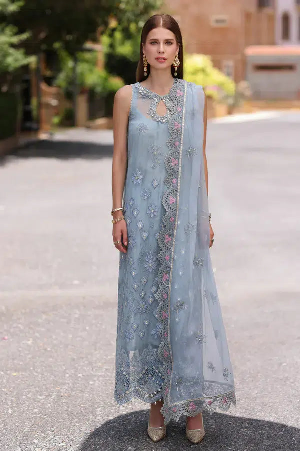 Noor by Saadia Asad | Chiffon Formals 23 | D1-Laira - House Of Anaya