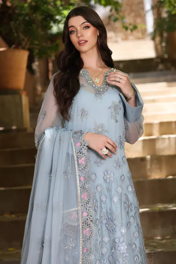 Noor by Saadia Asad | Chiffon Formals 23 | D1-Laira - House Of Anaya